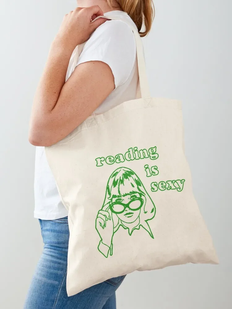 

READING IS SEXY RORY Tote Bag cute pouch bag canvas tote bags shopper bags Women's beach bags