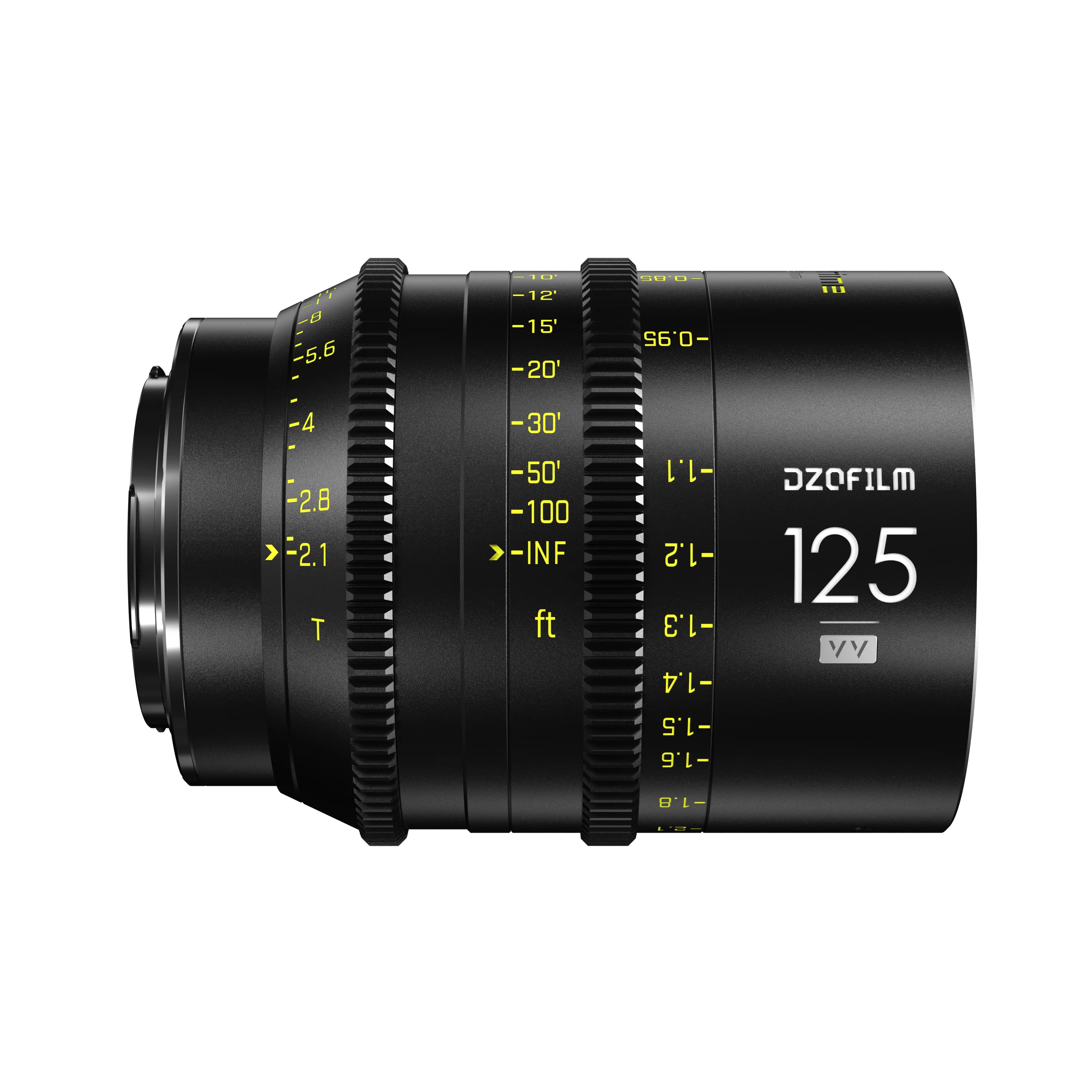 DZOFILM Vespid Prime 125mm T2.1 Cinema Lens for Full-Frame Vista Vision Camera, PL-Mount