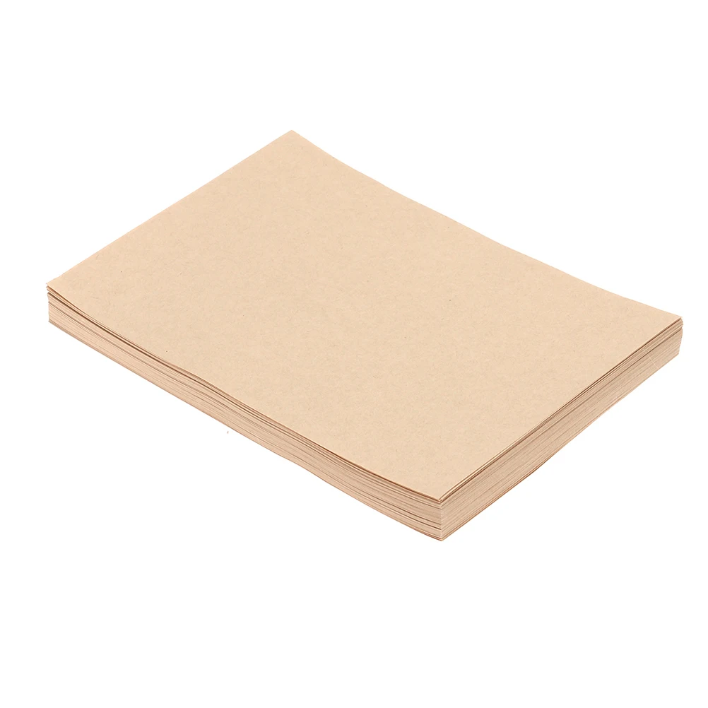 

150pcs 3 Set of A4 Vintage Kraft Writing Paper Retro Note Paper Letter Stationery Paper for Home Office School ( for One Se