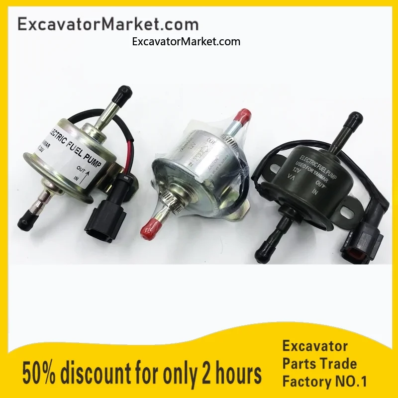 For Komatsu PC 30 40 50 Daewoo Yanmar Hyundai 55 60 Excavator Electronic fuel pump Oil transfer pump Excavator Accessories