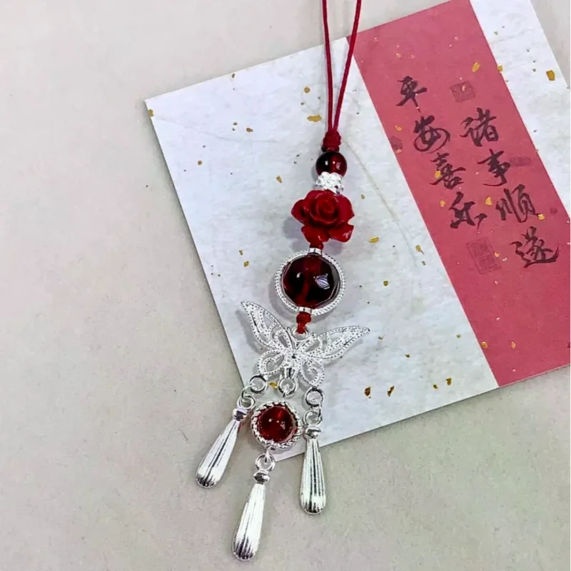Correa para Teléfono Móvil de Anime Tian Guan Ci Fu Xie Lian Hua Cheng, Correa para Teléfono Heaven Official's Blessing, Llavero, Colgante para Bolsos, Regalo
