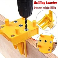 Handheld Woodworking Dowel Drill Guide 6/8/10mm Drill Bit Pocket Hole Jig Set For Carpentry Straight Hole Hole Saw Tool