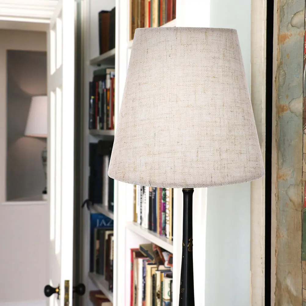 

2Pcs Lampshade Cloth Craft Bubble Fabric Cover Desk Wall Floor Indoor Lampshade Decor Home Lighting Attachment