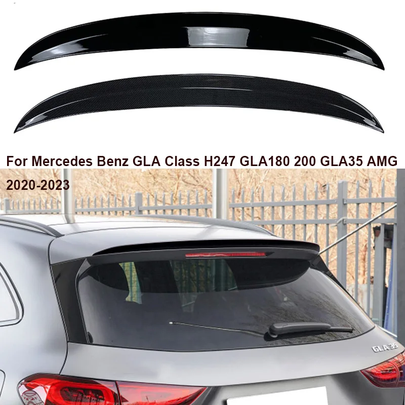 

2020-23 For Mercedes Benz GLA Class H247 GLA180 200 GLA35 AMG Hatchback Car Roof Rear Trunk Spoiler Tail Tailgate Lip Trunk Wing