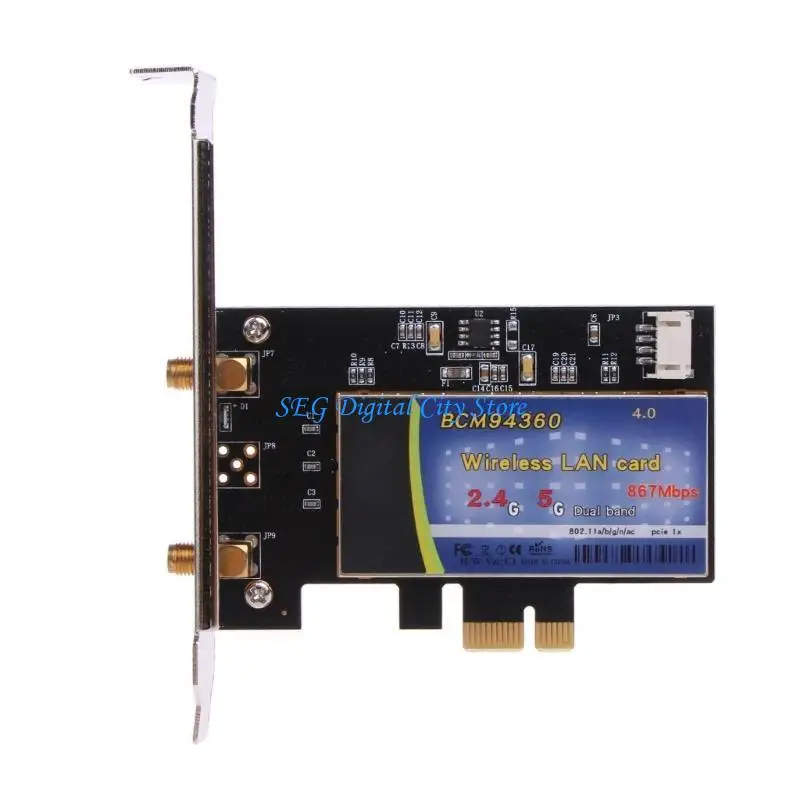

U75B BCM94360 802.11AC Двойной диапазон PCI-E Встроенная беспроводная сетевая карта для Hackintosh-Macos Win7/8/10 Бесплана