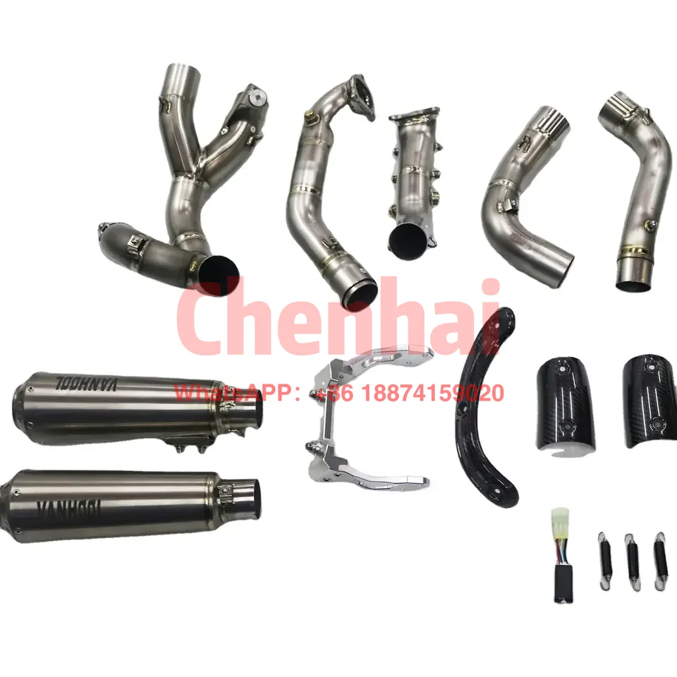 Supersport 939 motorcycle performance titanium exhaust pipe muffler system