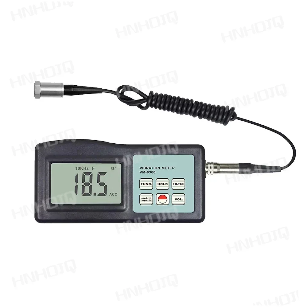 VM-6360 digital vibration instrument motor failure Vibration analyzer 10Hz~10KHz 0.01mm/s~ 400mm /s Vibration detector