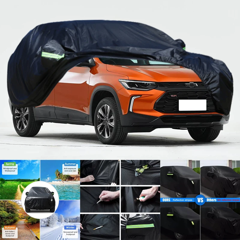 

For Chevrolet Trax All-Weather Car Covers 6-in-1 Waterproof Dustproof UV Proof Snowproof Scratch Resistant Protection