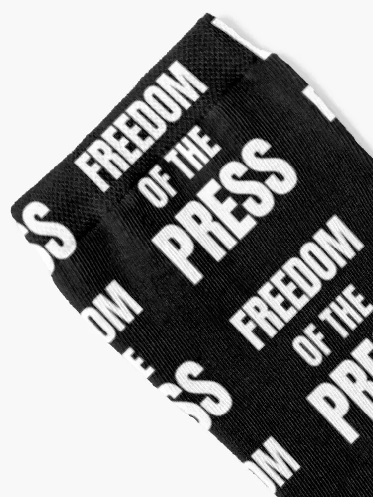 Freedom of The Press Socks bright garter christmas stocking Running Men Socks Luxury Brand Women's