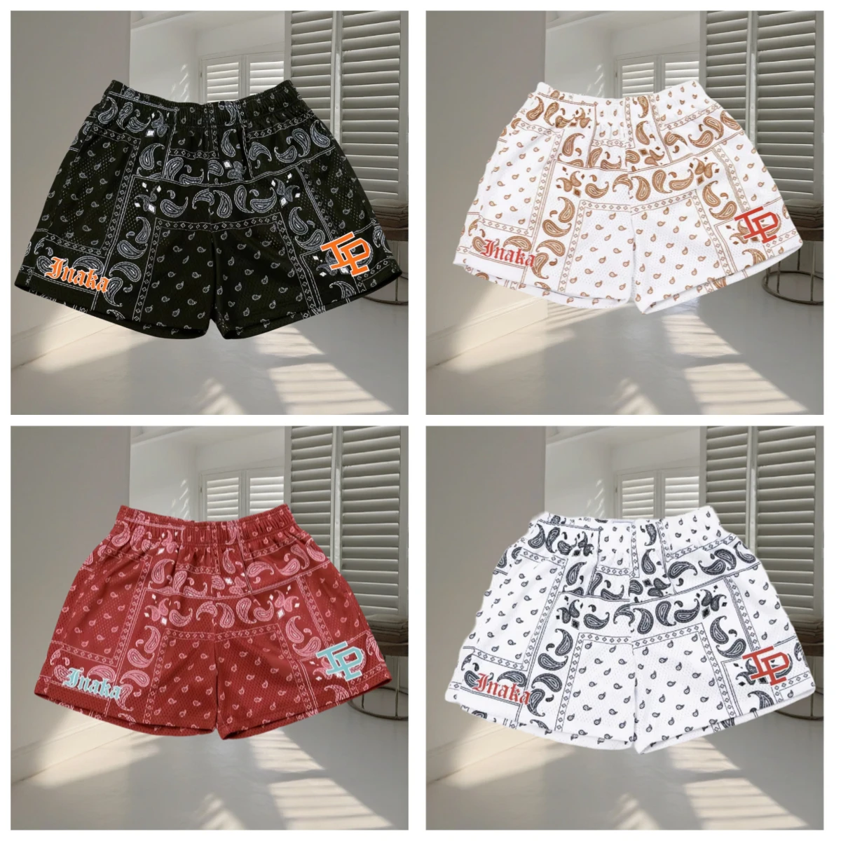 

2025 New Adult and Children's Classic Beach Running Fitness Mesh Shorts for Running and Daily Wear, Comfortable and Breathable