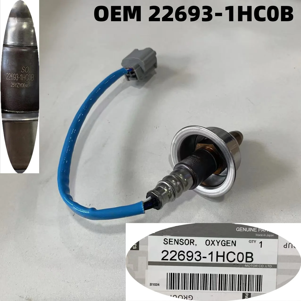 

2112007320 211200-7320 22693-1HC0B 226931HC0B New lambda sensor 4 wires 22693-1HC0B DENSO 211200-7320 439000-1520