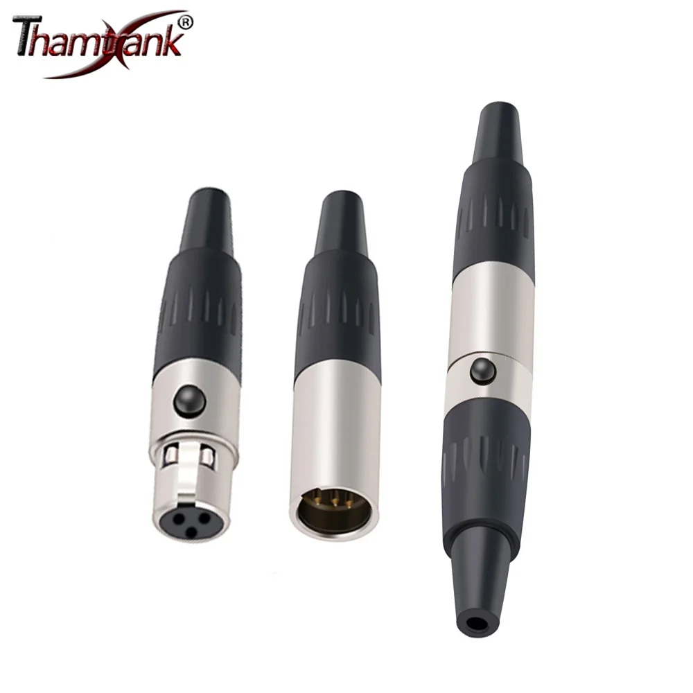 

XLR Plug&Jack 3/4/5/6Pins Mini Aviation Connector Zinc Alloy Copper for MIC Microphone Audio Video Connecting