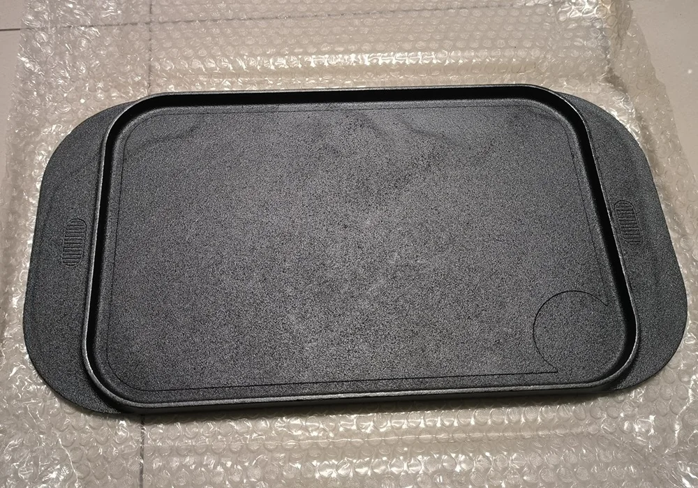 Thickened and enlarged cast iron steak grill plate Rectangular Barbecue Frying pan