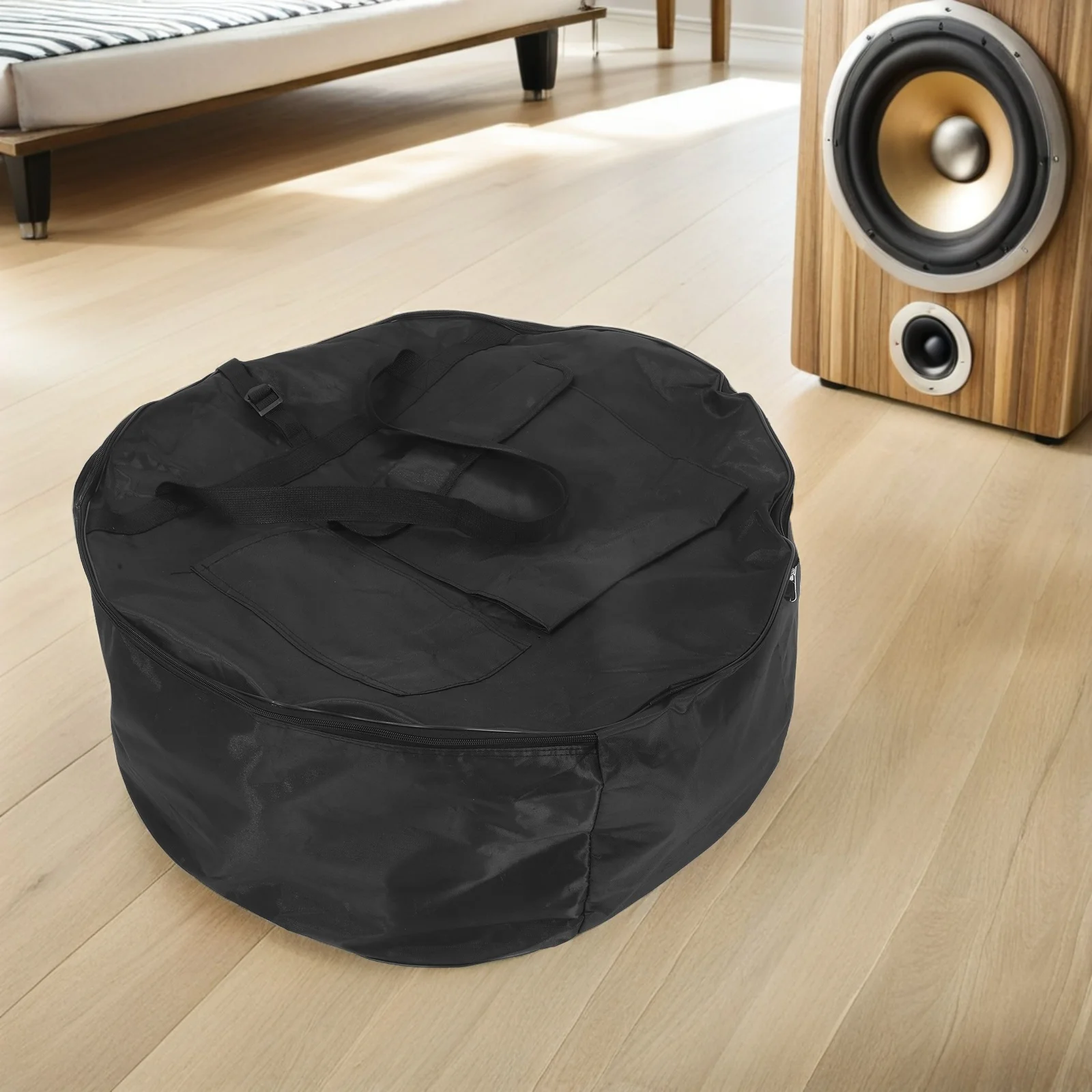 

Waterproof Oxford Cloth Snare Drum Bag 22 Inch Thick Lining Shock Absorption Storage Pouch Handle Shoulder Strap