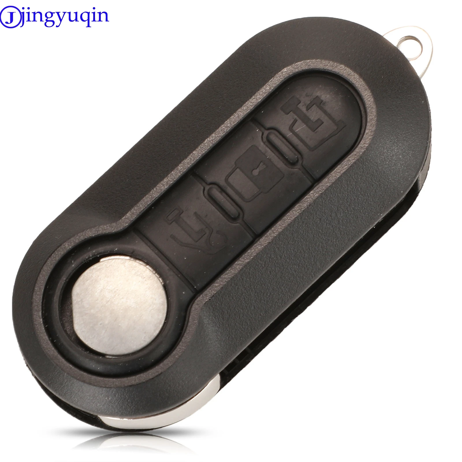 jingyuqin Remote Key Case Shell Cover For Fiat 500 Panda Punto Bravo Doblo Peugeot Boxer Citroen Relay Fiat Ducato Lancia Musa