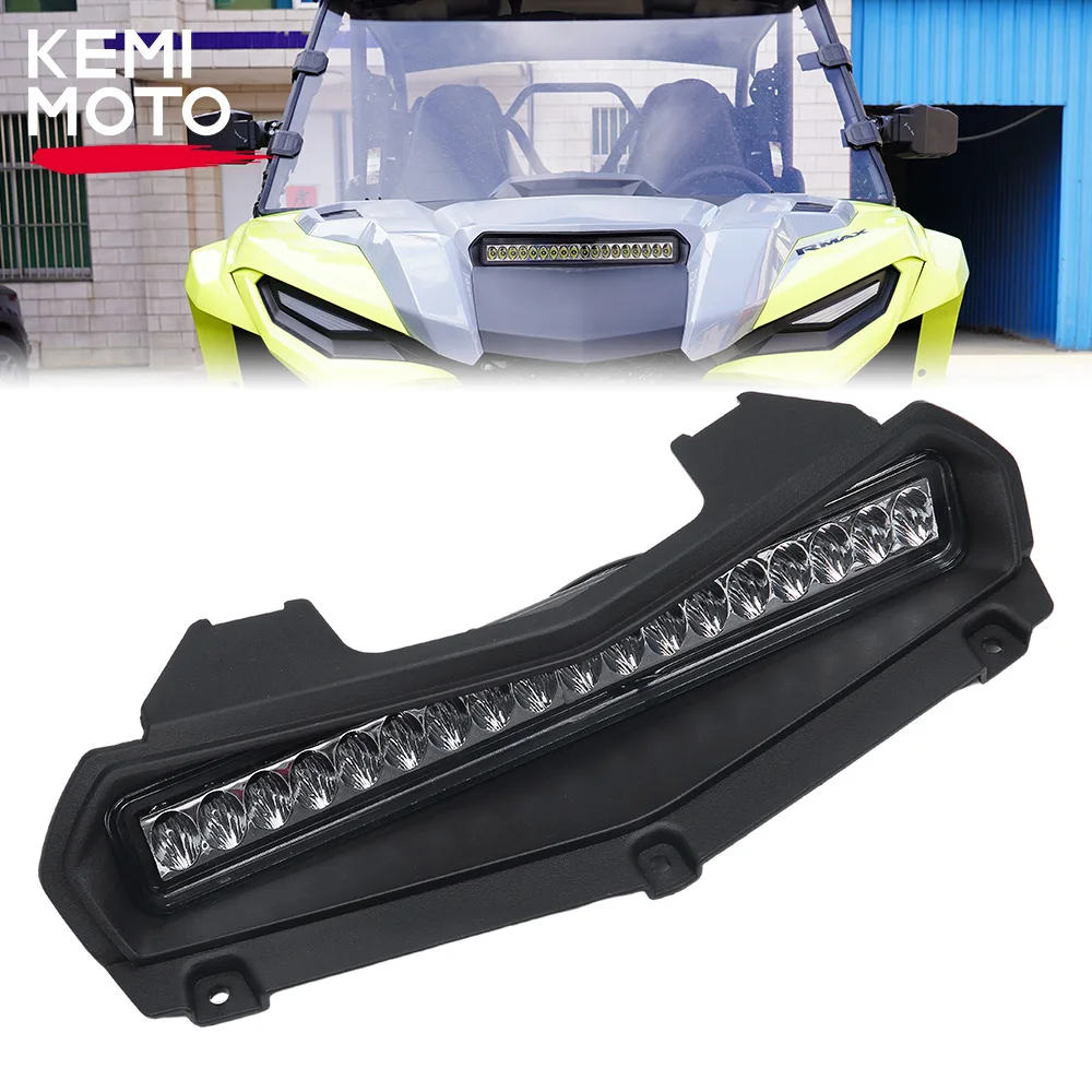 

UTV Front Auxiliary Spot Light Compatible with Yamaha Wolverine RMAX2/ RMAX4 1000 2021-2023 LED Hood Scoop Grill Accent Lights