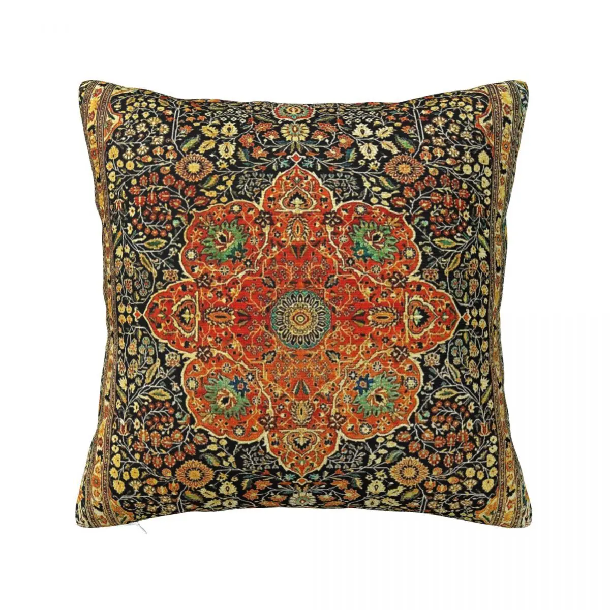 Antique Persian Mohtashem Kashan Rug Print Pillow Cases Pillows For Sofa Covers For Bed Pillows Pillow Case Pillow Cover