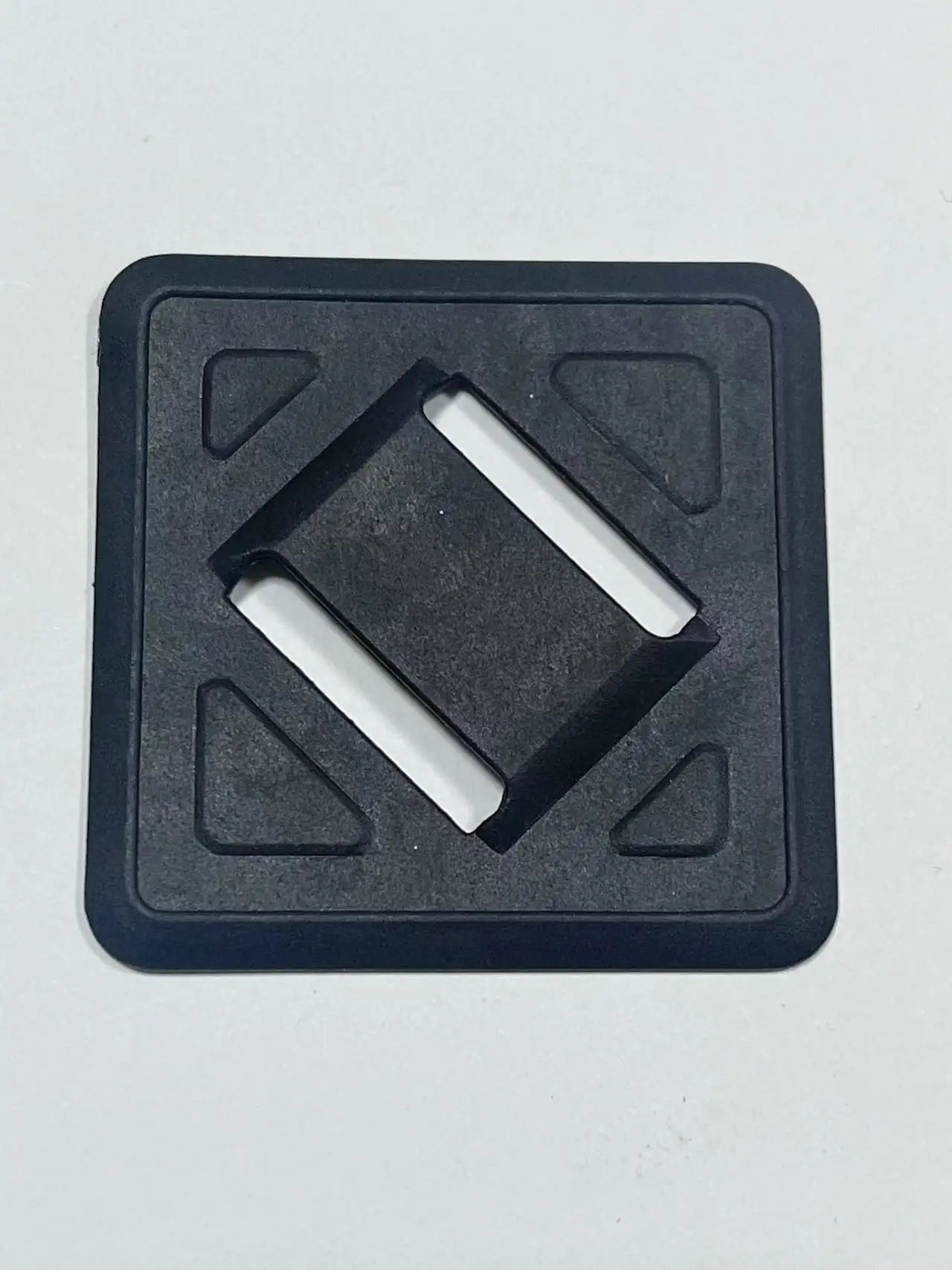 Lash Tab Attachment Fixture for 1 inch Webbing Pig Snout Buckle Lashtabs Replacement for leather accessory Square 2 Slot Lashtab