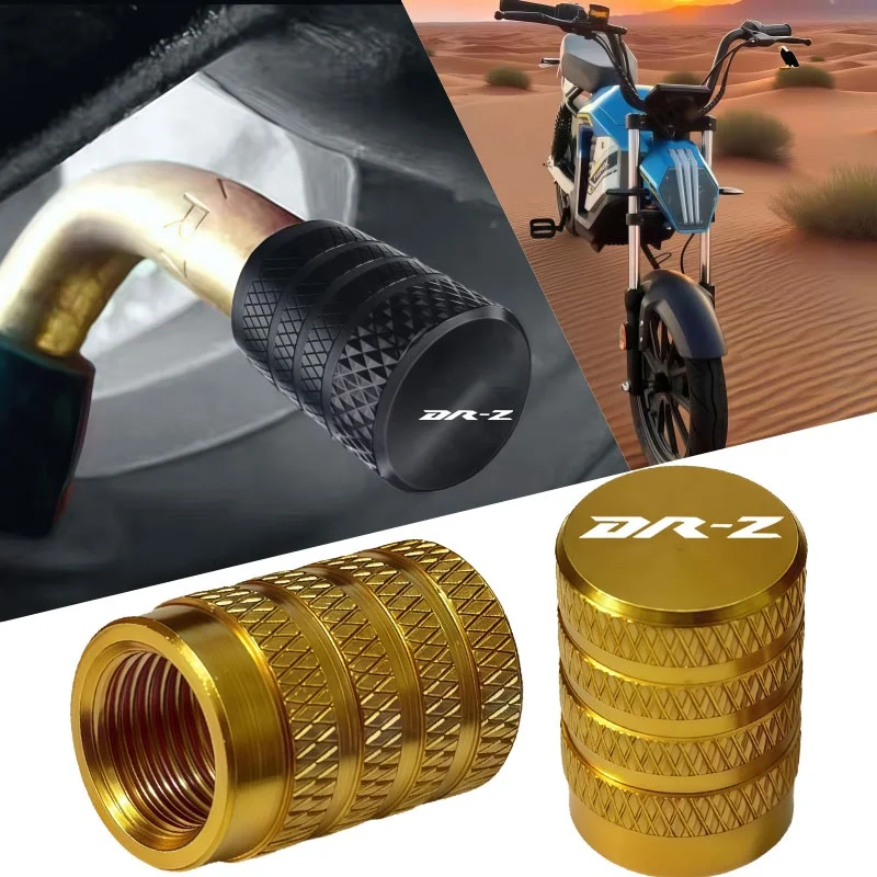 For  DR-Z DR-Z400SM DRZ 400SM DRZ400 SM  Motorcycle aluminum alloy accessories, tire valve cover accessories