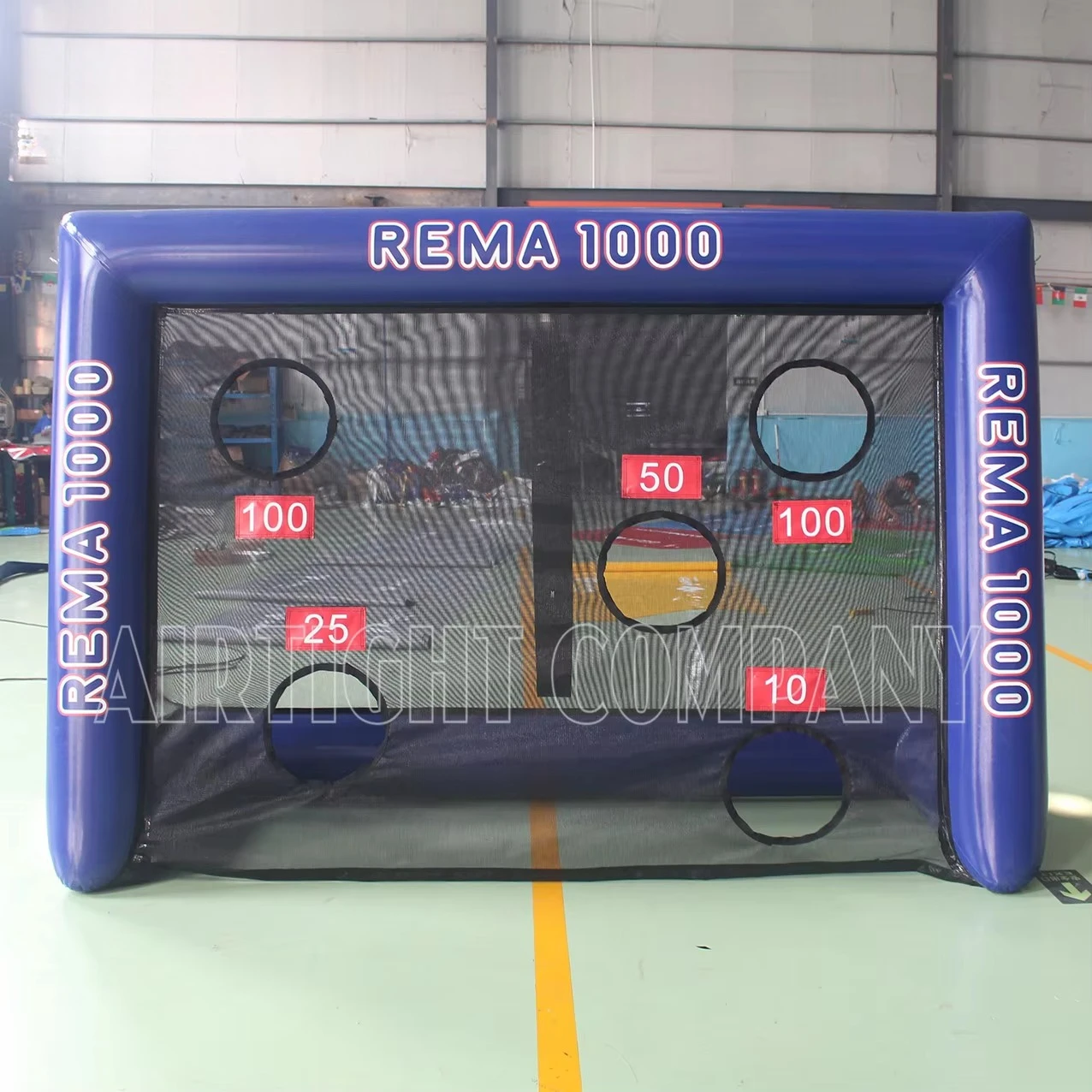 

Airtight Inflatable Soccer Shoot Goal Including Printing