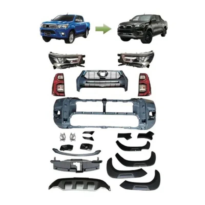 

4x4 Offroad 2016-2020 conversion bumper kit body kit for Toyota Hilux Revo Rocco 2016-2020