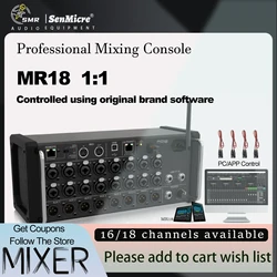 Air 1:1 MR18/XR18 Professional Digital mixer 18-channel DJ Console PC/APP Original Brand Software Control Multi-track Recording