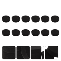 12pcs Polishing Pads Sponge Buffing Pads Polishing Wheels Kit for Car (Black) car buffer kit waxing wheel for car