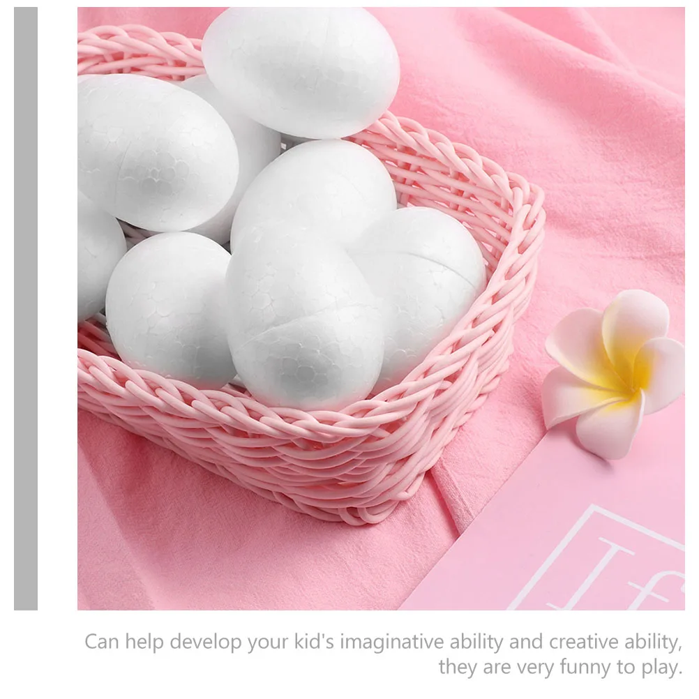 

20pcs Foam Egg Easter Painting Supplies Decorative DIY Craft Egg Home Classroom Art Project Kids Craft Foam Handmade