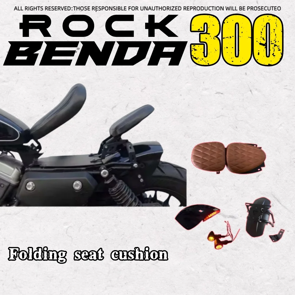 

For Benda ROCK 300 modified folding seat double seat hidden single seat
