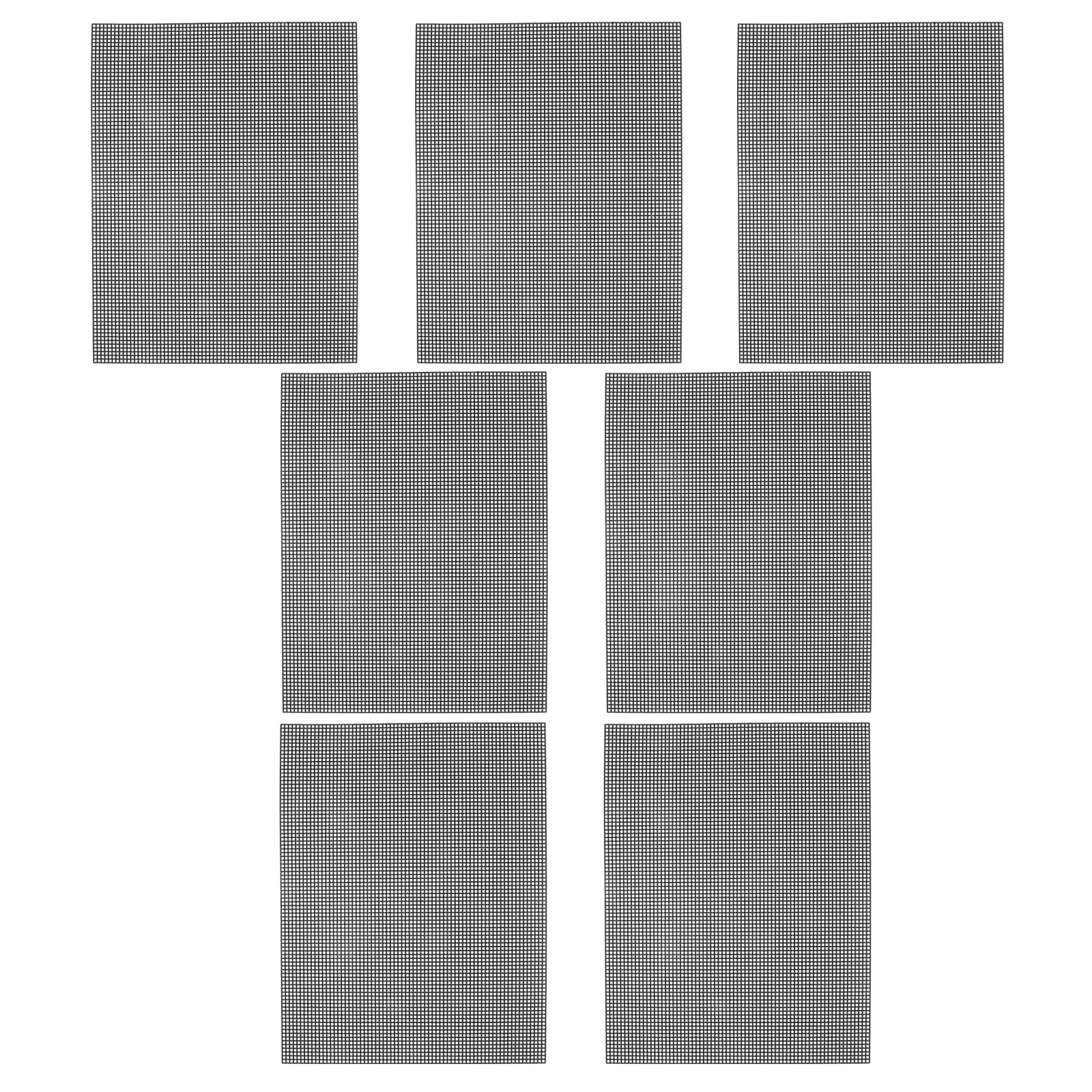 

7Pcs PVC Eye Mesh Sheets 13.17x10.22in for Costume Making Fursuit Masks DIY Crafts Cosplay Props Animal Mask Supply Material