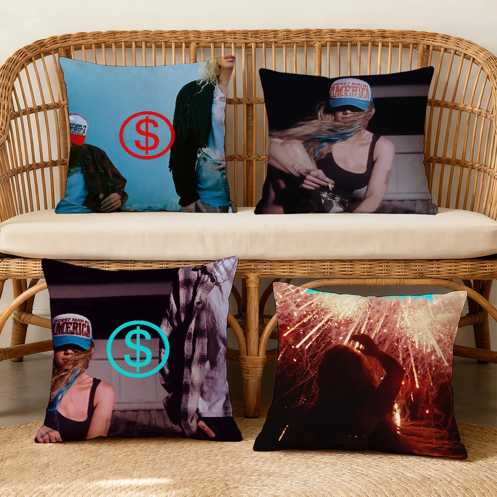 WorSt Man In America S-SlayyyterS-ES Cushion Cover Square Decorative Throw Pillow Case Sofa Bed Living Room Anniversary Gifts