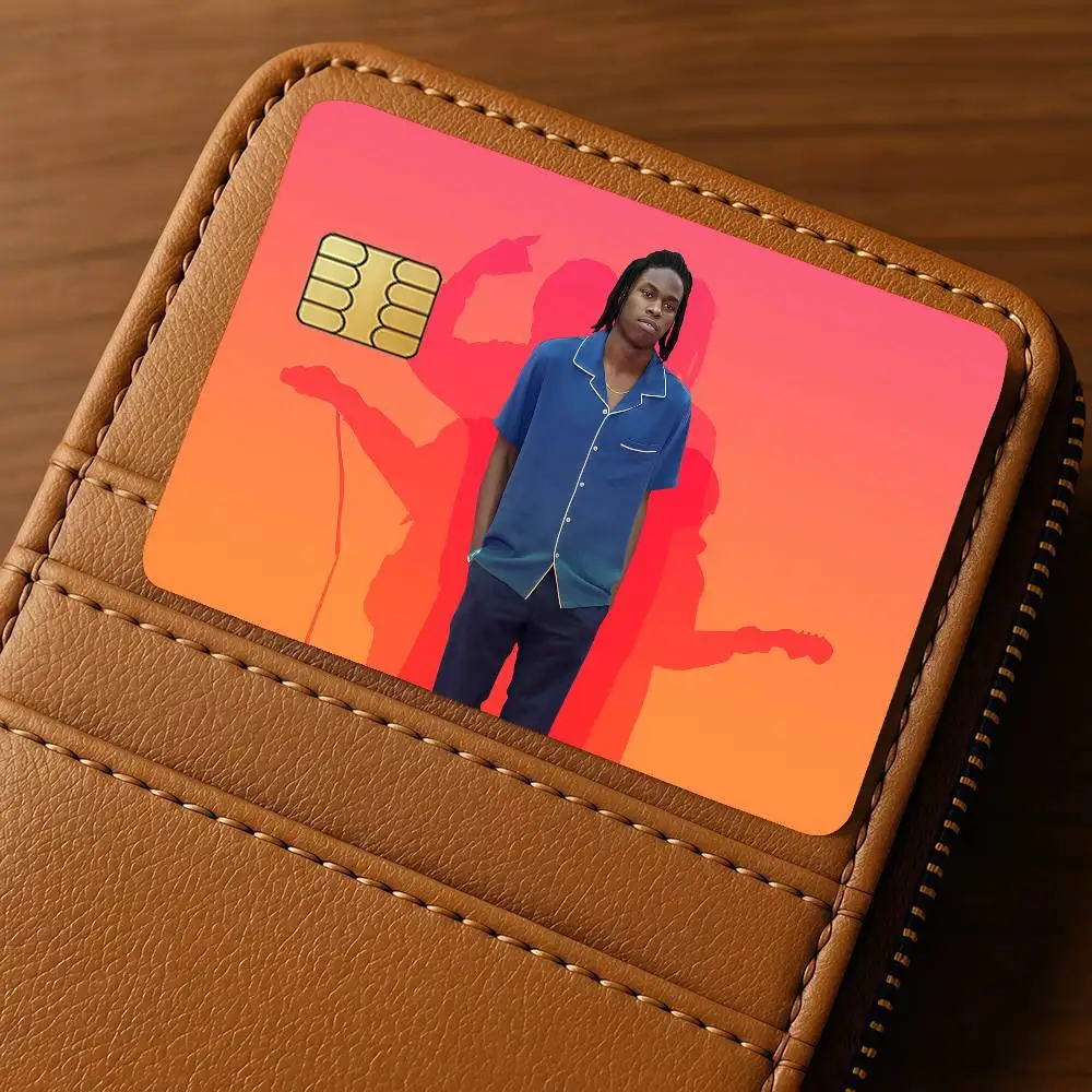 Singer Daniel Caesar Credit Skin Cover Card Stickers 4PCS Film Bus Pass Front Decoration Bank Debit Waterproof