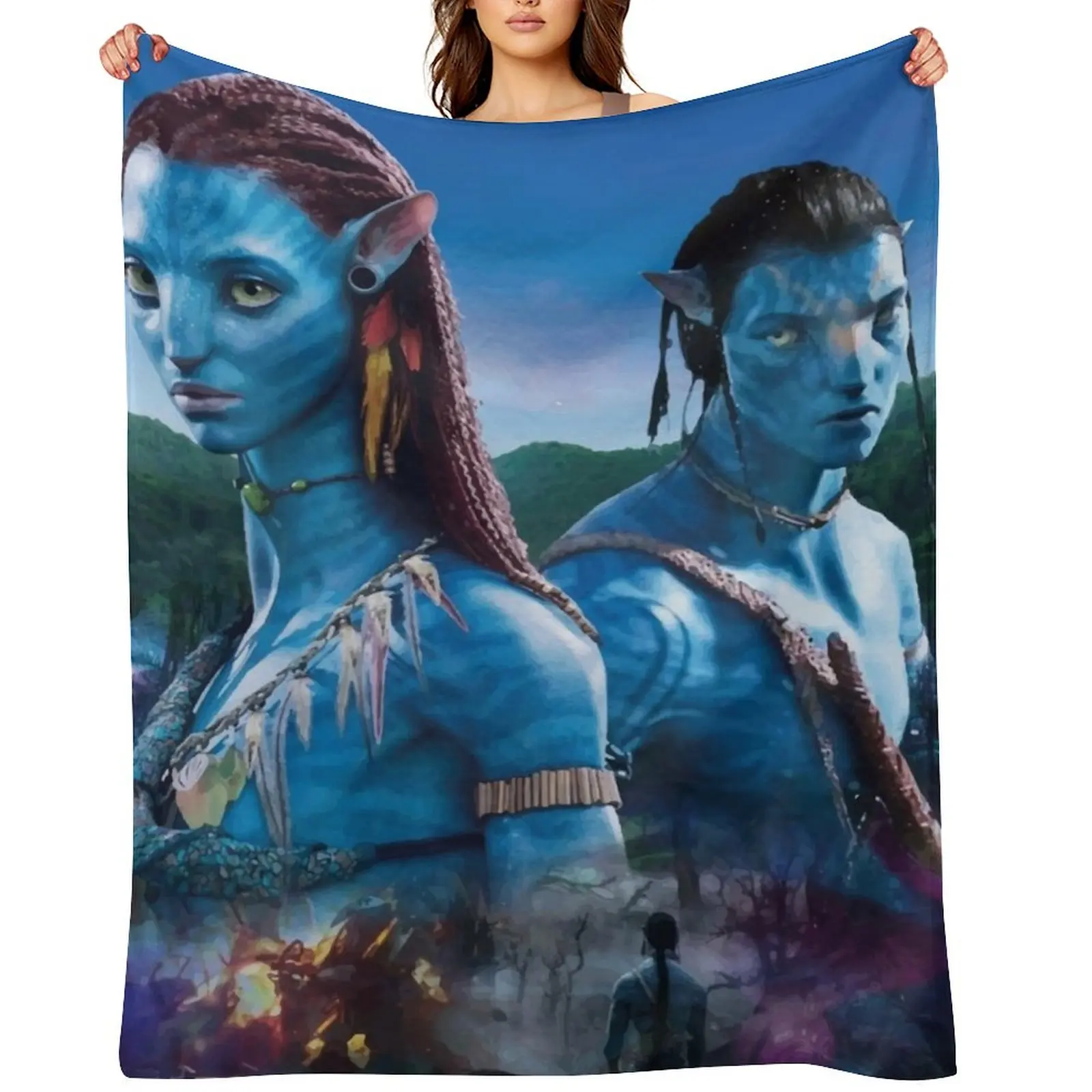 

AVATAR Throw Blanket Soft Big Thin blankets ands heavy to sleep Blankets