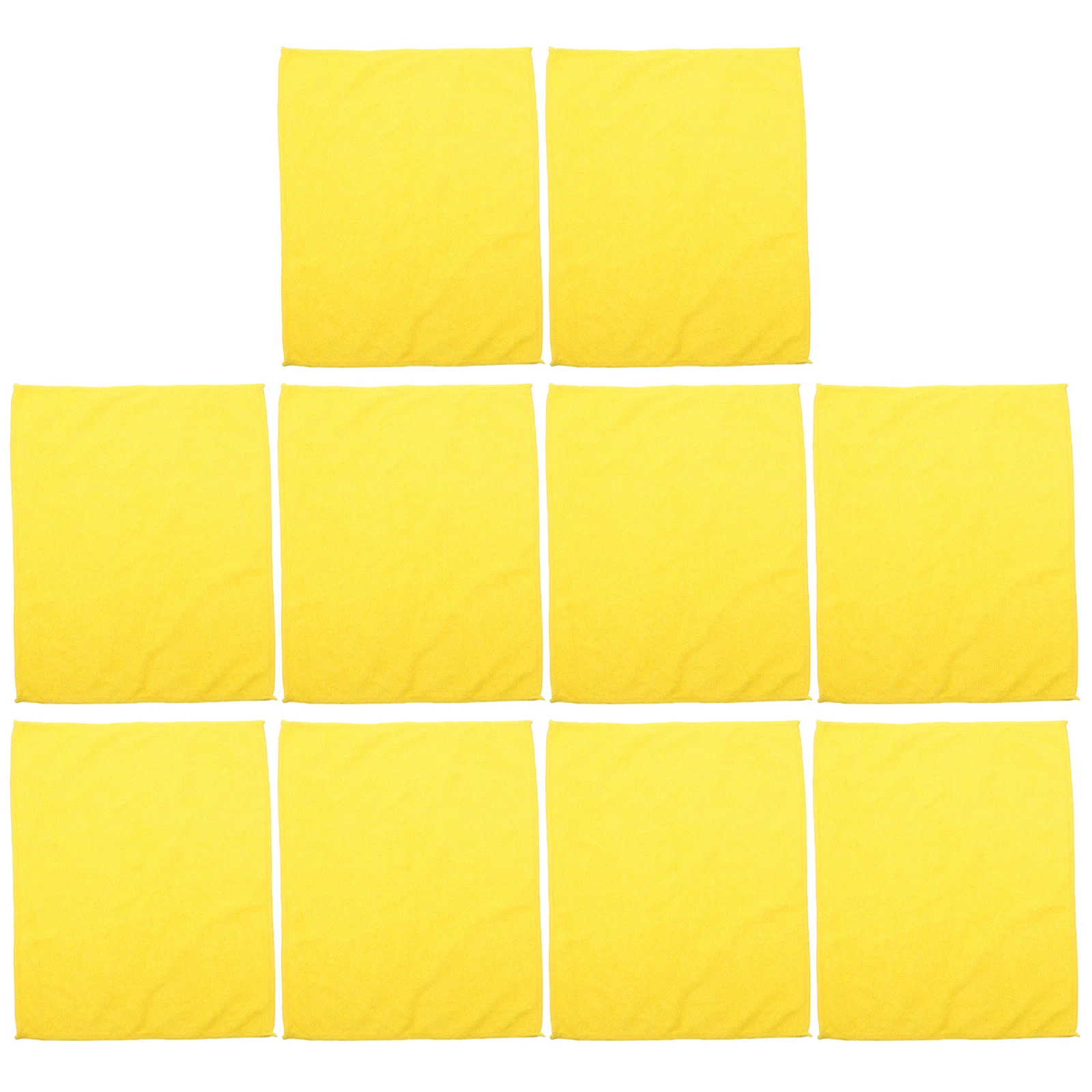 

10 Pcs Cleaning Towel Microfiber Car Kitchen Towels Rags Reusable Washable Sponges Buffing Cloth for Duster Glass Dishes