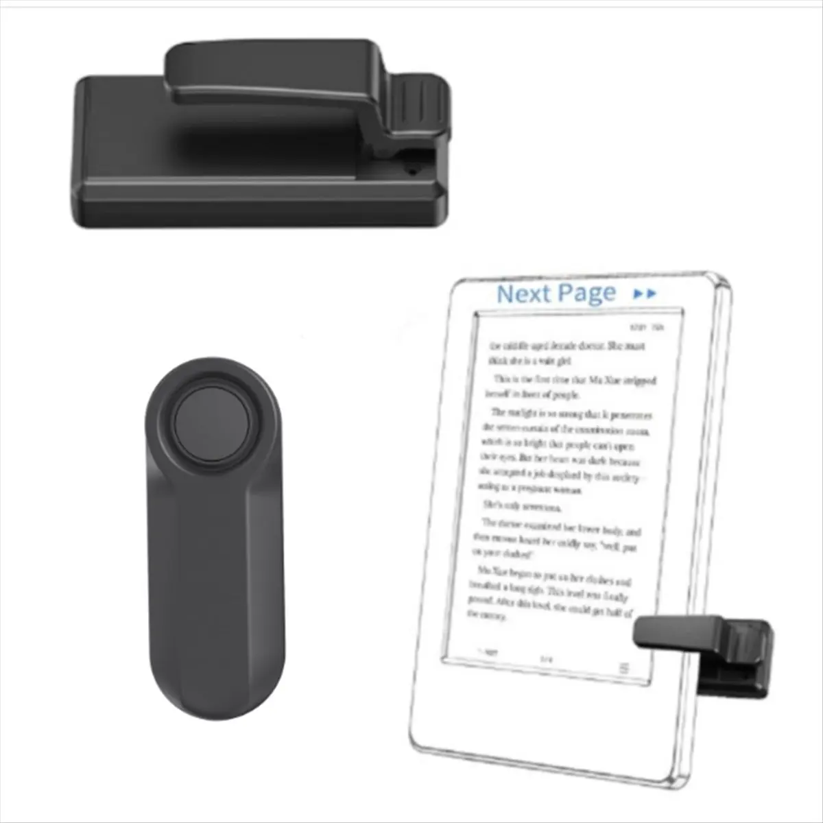 A48U  Remote Control Page Turner Page Turner Clicker for Paperwhite EReaders for Tablets