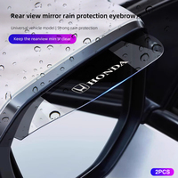 Car Rearview Mirror Rain Eyebrow Rainproof Cover Sticker For Honda Civic WR-V CR-V Odyssey CITY Pilot BR-V N-ONE HR-V Fit Jazz