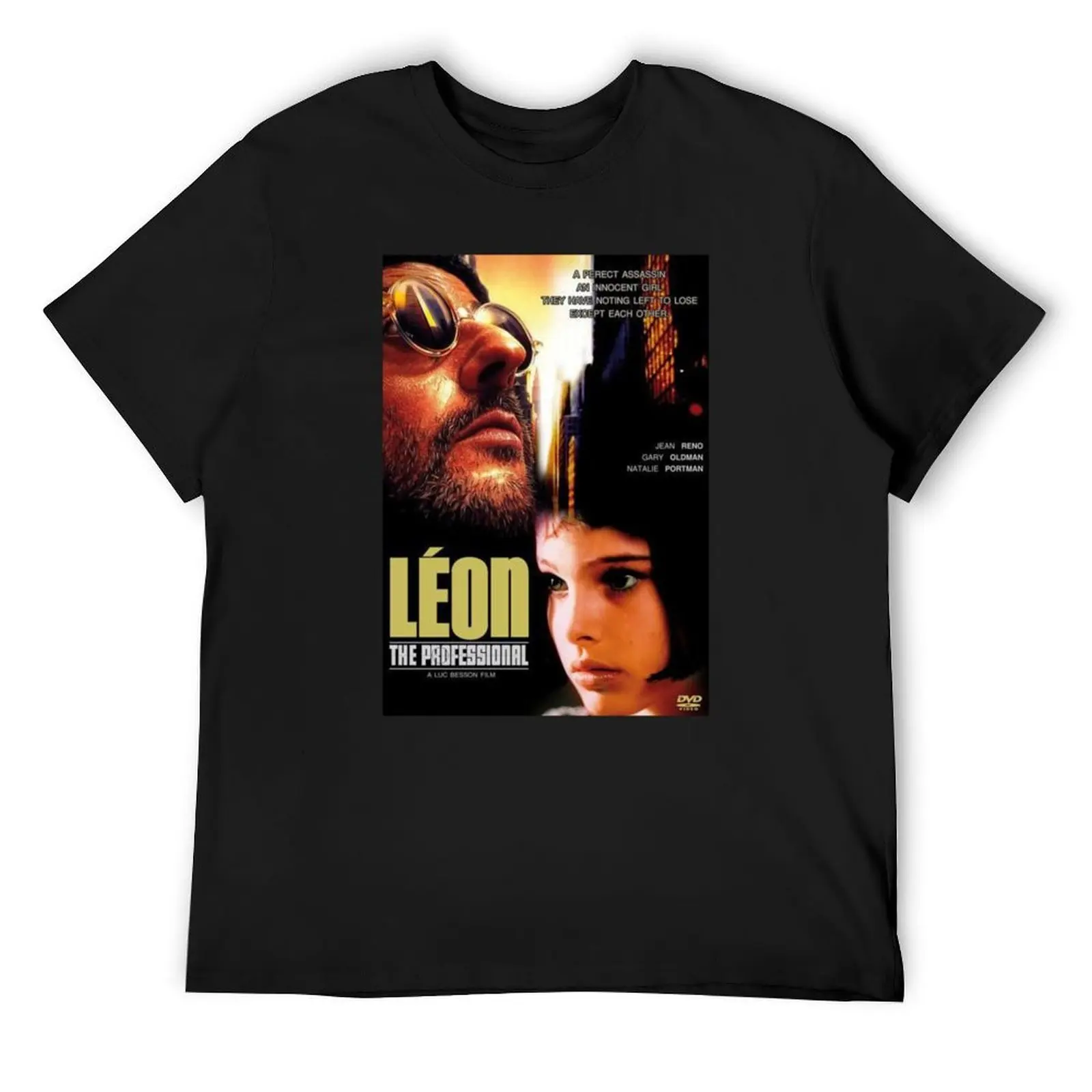 

Léon the Professional - Yellow Black Artwork T-Shirt custom t shirt shirts graphic tees anime summer clothes mens clothing