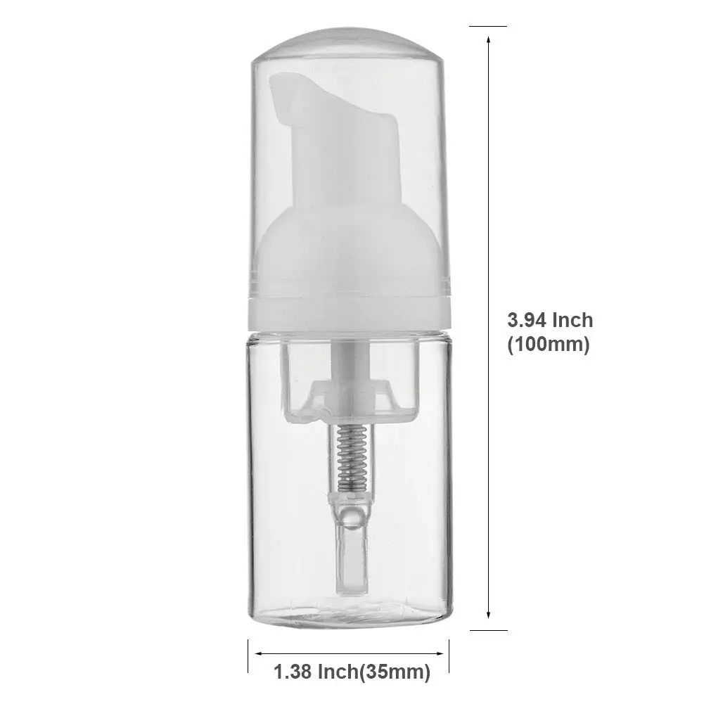 10/15/20 Stuks Mini Schuimende Zeeppomp 30Ml Hervulbare Lege Fles Draagbare Plastic Schuim Dispenser Fles Voor Het Schoonmaken Van Reizen