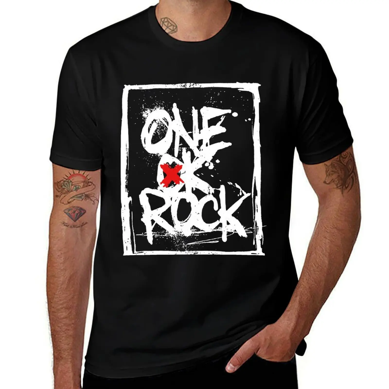 

Bote blanche One Rock Grunge T-Shirt classique T-Shirt Cool Dry Performance T-Shirt