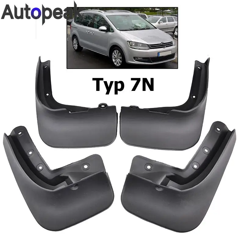 

4X For VW Sharan 7N 2011 - 2022 Seat Alhambra Mud Flaps Splash Guards Front Rear Mudguards 2012 2013 - 2016 2018 2019 2020 2021