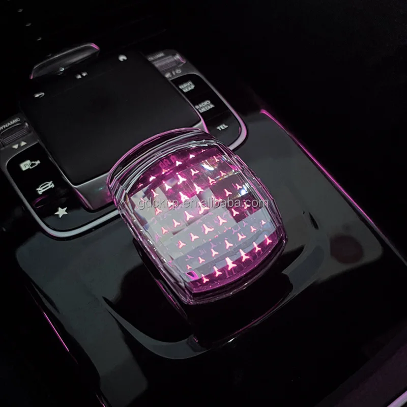 

Luxurious Crystal Shift Handle Cover With 64 Color Ambient Light for Mercedes-Benz GLE/GLS-class W167 Transmission Gear Shifter