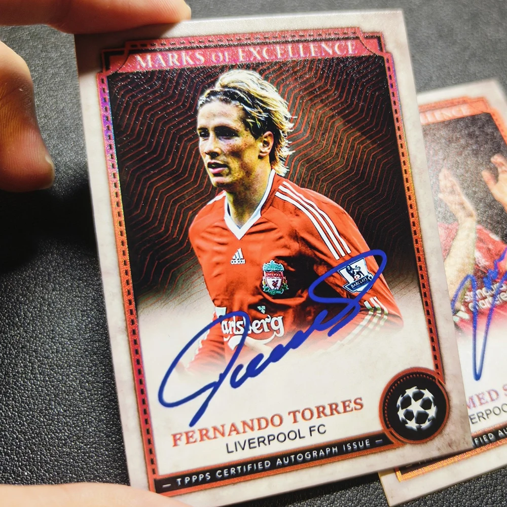 การ์ดสะสม PANINI DIY โมฮาเหม็ด ซาลาห์ เฟอร์นันโด ตอร์เรส 2023 ของสะสม ฟุตบอล ของขวัญวันเกิด/คริสต์มาส สำหรับเด็กผู้ชาย