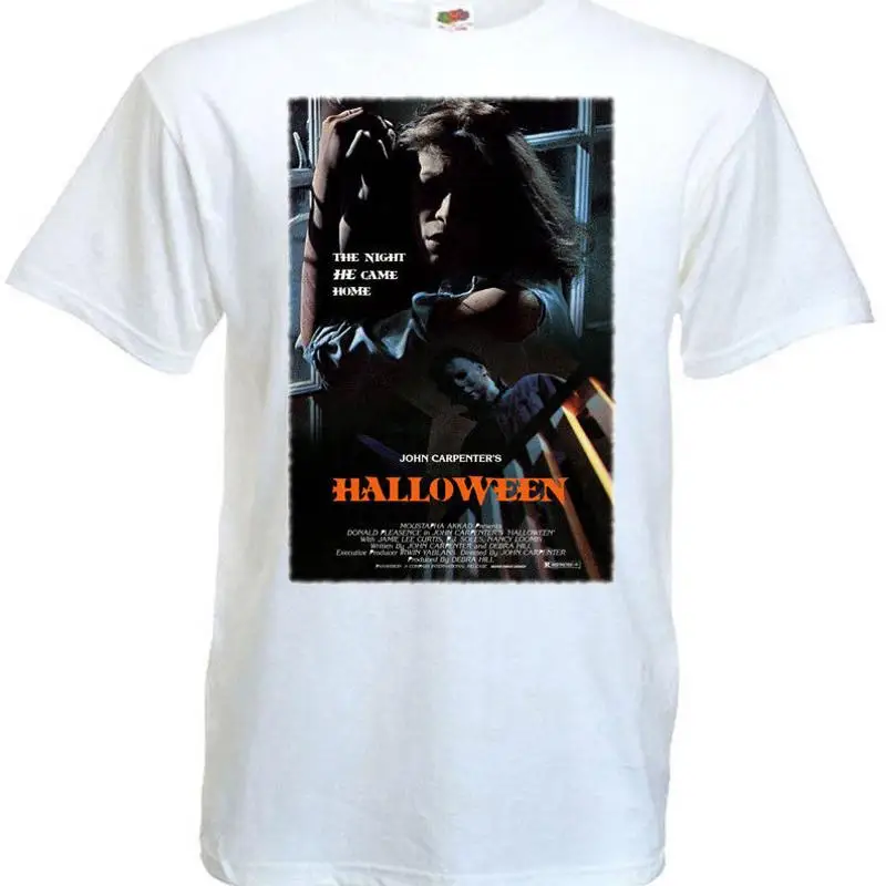 

Halloween v 17 T shirt white movie poster all sizes S 5XL