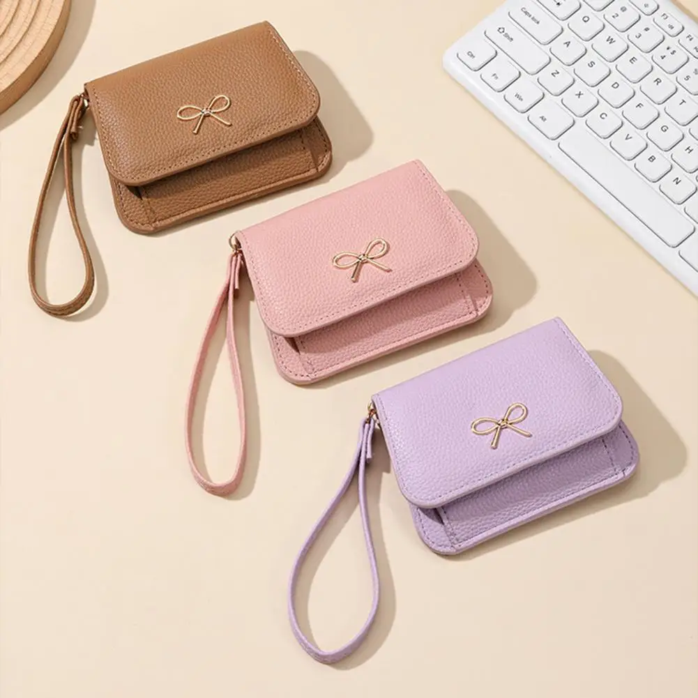 Soft Faux Leather Wallet with Zipper Coin Pocket ID Window Slim Credit Card Holder Wallet for Ladies Girls