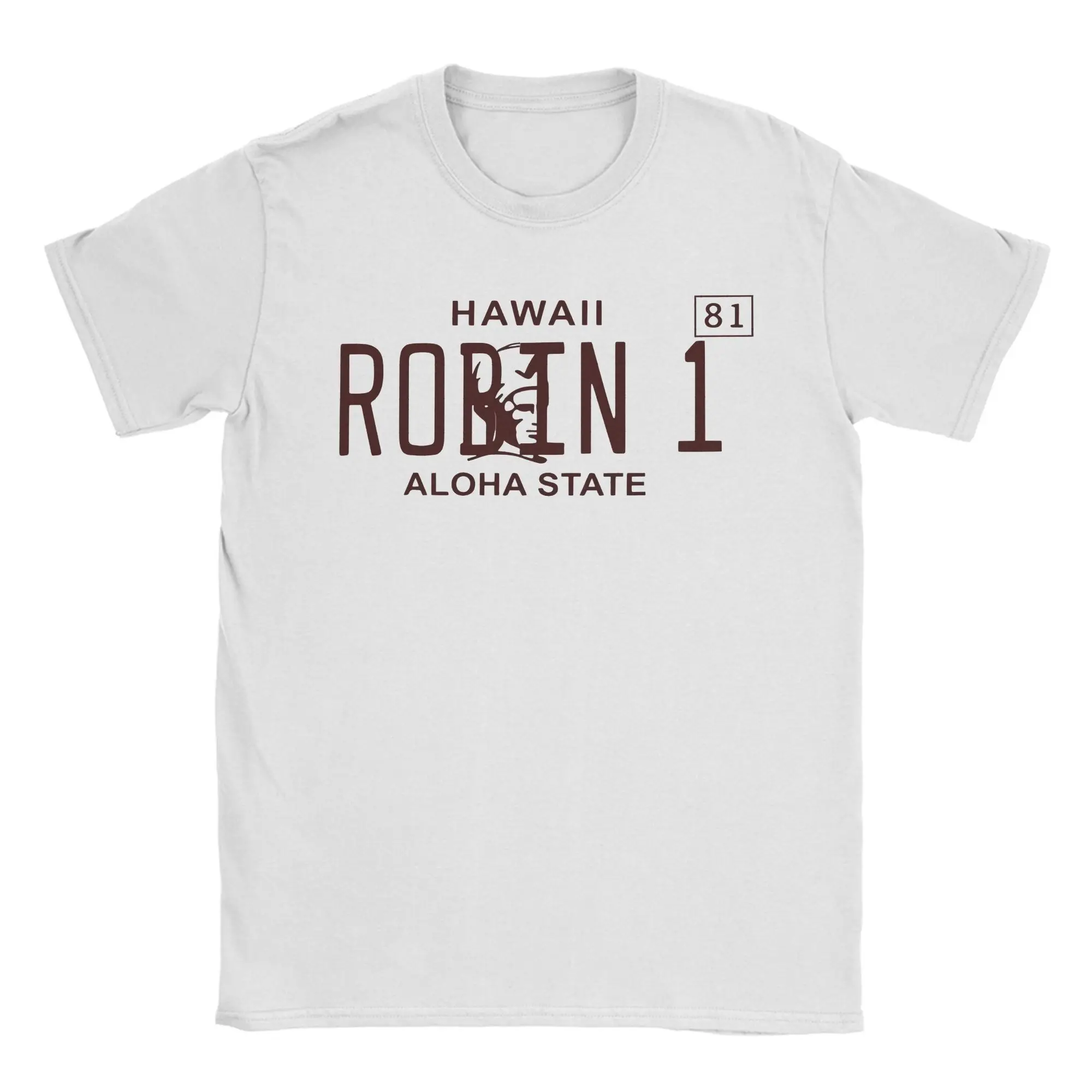 

Футболка Magnum PI Robin 1 из 100% хлопка для мужчин, летние винтажные футболки с круглым вырезом, повседневные футболки, одежда оверсайз