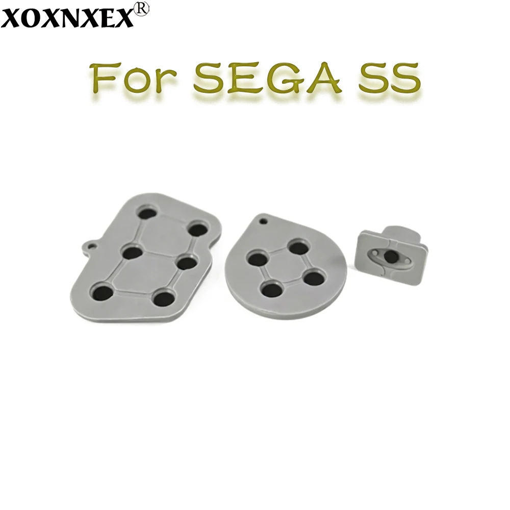 Repuestos para SEGA SS, Juego de Botones de Silicona para Control de Sega Saturn SS, Botones Conductivos de Repuesto