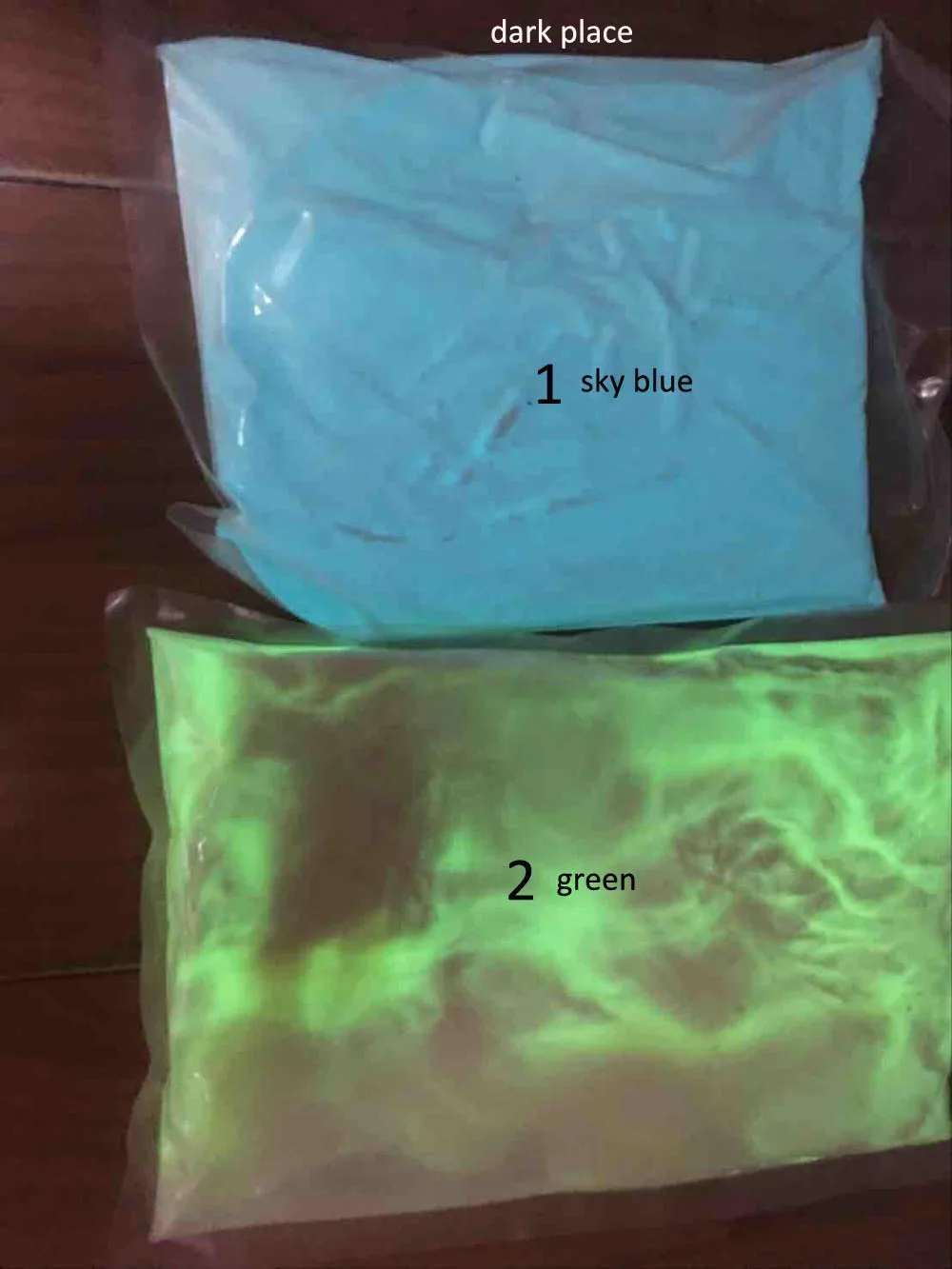 Glow in dark Powder 50g Bright Blue/Green Phosphor Powder Glow in the Dark Powder Luminous Pigment for nail polish,DIY Nail Art