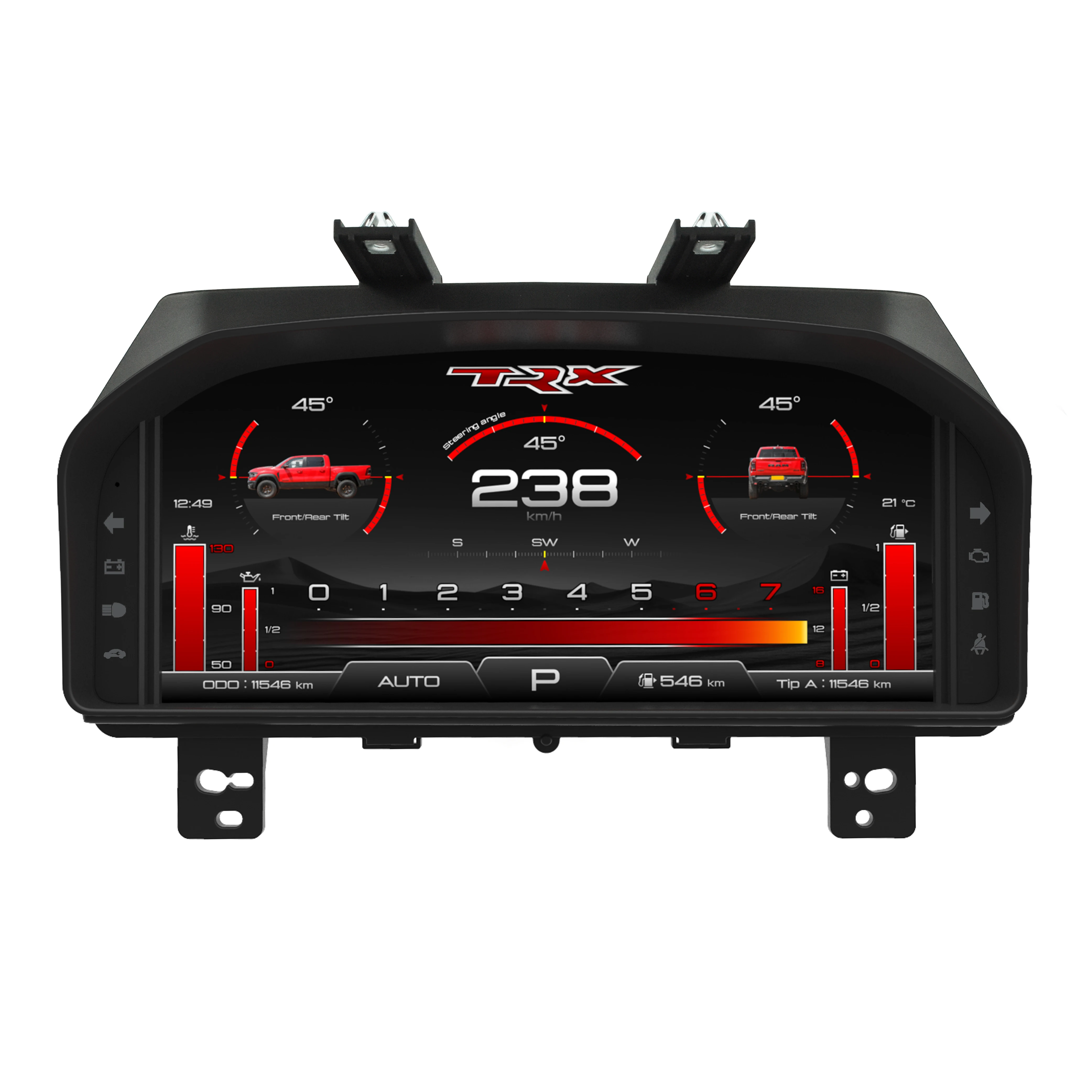 ZXY Auto Digitale Cluster voor Dodge Ram 1500 2013-2018 LCD Dashboard Instrumentenpaneel Snelheidsmeter Scherm Auto Accessoires