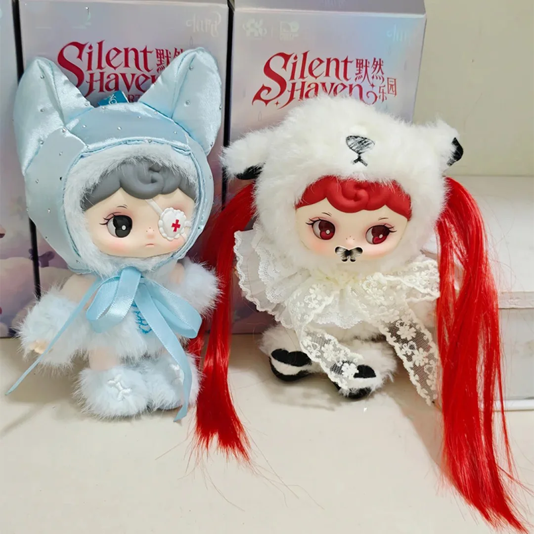 TARTI Silent Haven Vinyl Plüsch Blindbox-Spielzeug Fledermaus-Puppen Mystery Box Hasen-Modell Allgemeine Geschenke Trendige Spieltaschenanhänger-Kollektion