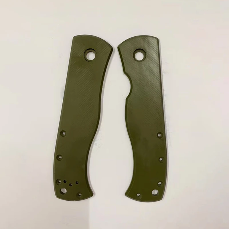 Imagem -04 - Micarta Fold Knife Handle Patches G10 Linho Micarta Patches Aperto Cqc7 Facas Faça Você Mesmo Fazendo Acessórios Peças Par Padrões